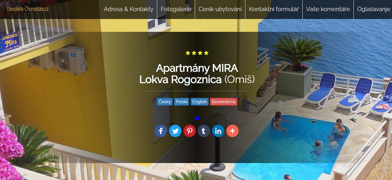 Oglašavanje apartmana u Hrvatskoj